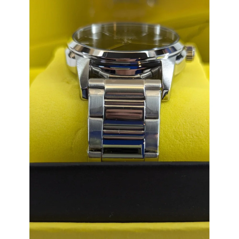 Invicta Celestial Kepler Mens Watch 48491 Black Dial 43mm Stainless Steel Quartz
